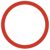 Red circle from logo